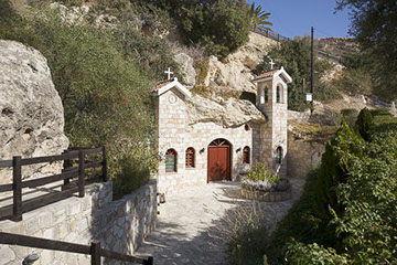 View of Fikardou Ancient Village