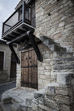 View of Fikardou Ancient Village
