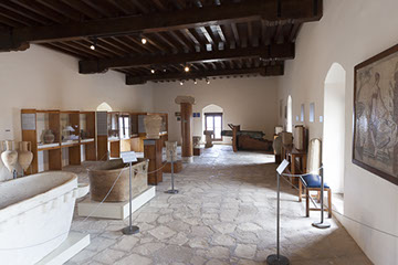 View of Fikardou Ancient Village