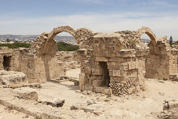 View of Fikardou Ancient Village