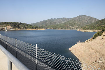 View of Fikardou Ancient Village