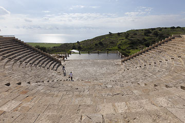 View of Fikardou Ancient Village