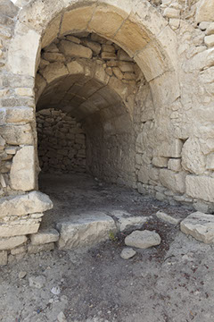 View of Fikardou Ancient Village