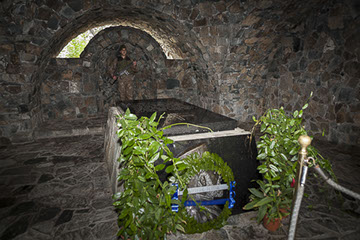 View of Fikardou Ancient Village