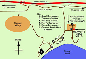 PIssouri Beach Map