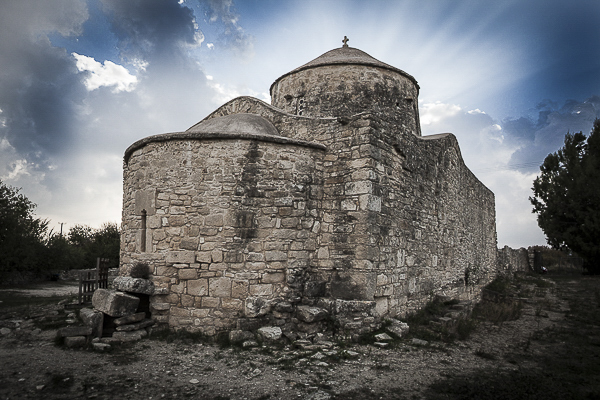 View of Fikardou Ancient Village