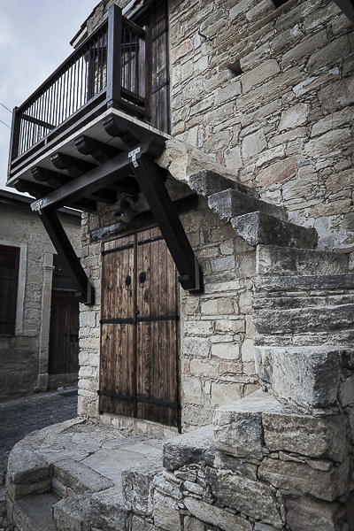 View of Fikardou Ancient Village