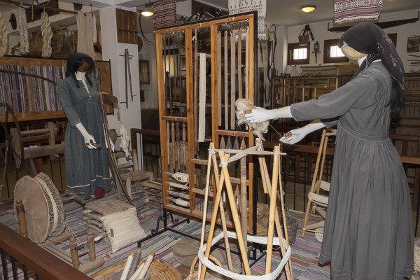 View of Fikardou Ancient Village