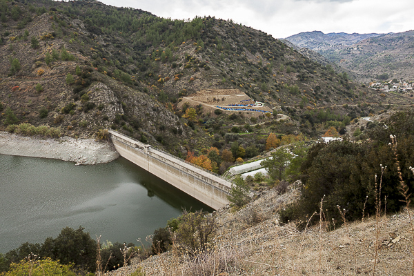 View of Fikardou Ancient Village