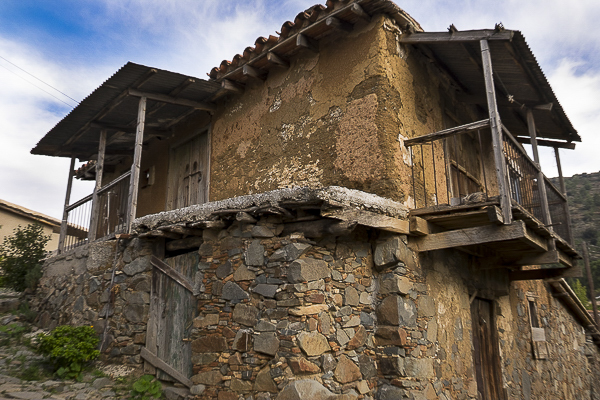 View of Fikardou Ancient Village
